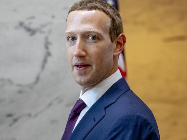 Facebook founder and CEO Mark Zuckerberg. Picture: Getty Images