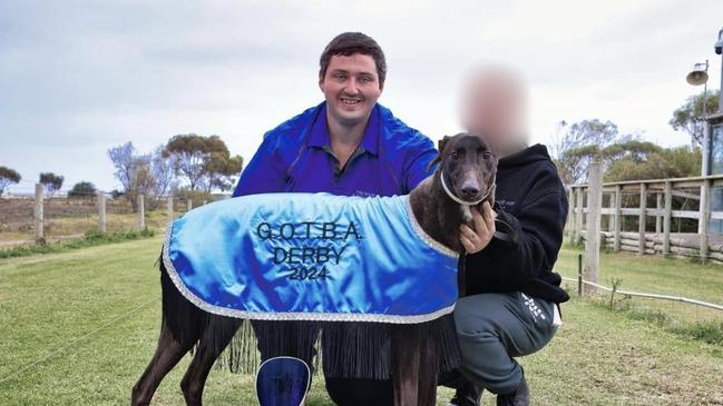 Two Wells greyhound trainer Jack Trengove is being probed by Greyhound Racing SA for an alleged harassment campaign targeting a colleague, in addition to photos showing poor hygiene inside his dog kennel. Picture: Facebook