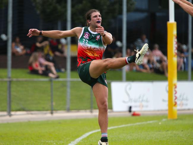 Pictured: South Cairns Cutter Tyler Roos. AFL Cairns 2024. Photo: Gyan-Reece Rocha