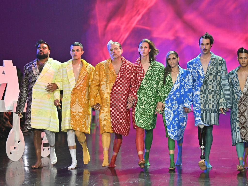 Kaleidoscopic canvases put joy firmly on fashion’s agenda