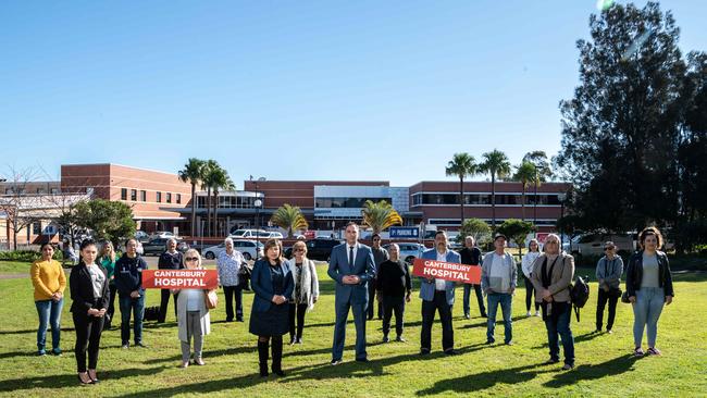 Residents and politicians are calling for a revamp of Canterbury Hospital. Picture: Monique Harmer