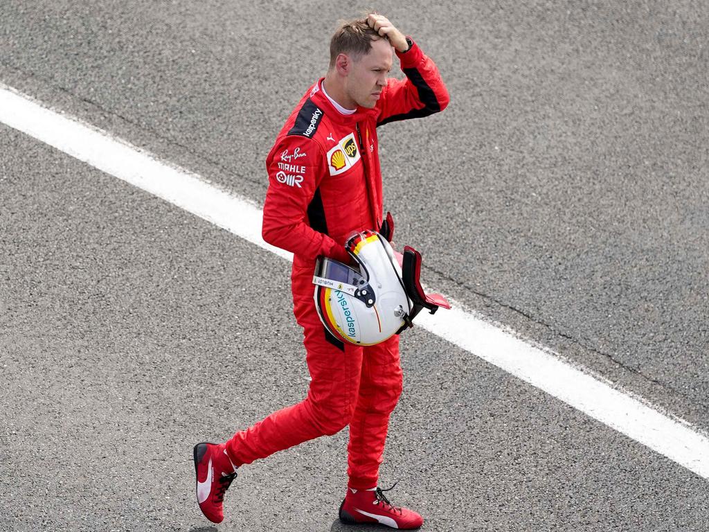 Sebastian Vettel is cutting a lonely figure at Ferrari.