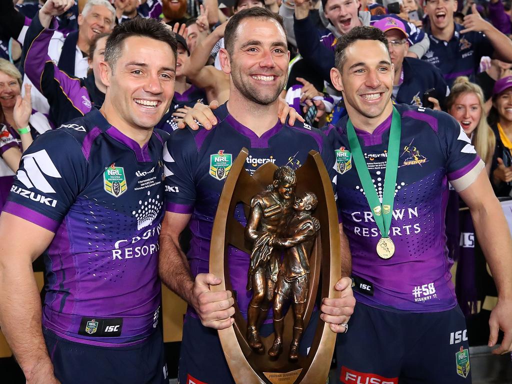 Melbourne have transitioned well into life without generationally good players like Cooper Cronk, Cameron Smith and Billy Slater. Picture: Cameron Spencer/Getty Images