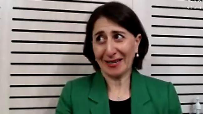 Gladys Berejiklian gives evidence at ICAC on Friday. Picture: Supplied