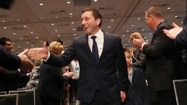 Matthew Guy has the numbers to become Opposition Leader again. Picture: AAP