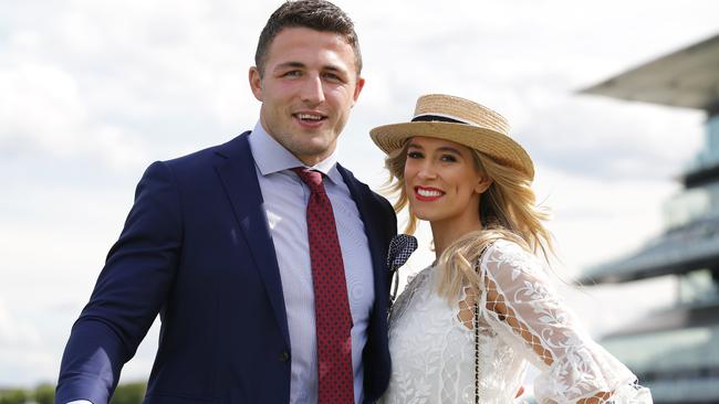 Sam Burgess and his pregnant wife Phoebe are planning ahead and taking advantage of the post season break to escape on ‘babymoon’ before the birth of their first child. Picture: Christian Gilles