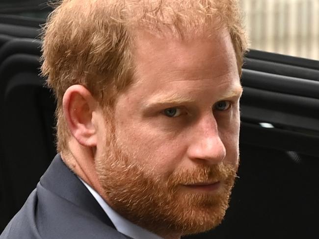 LONDON, ENGLAND - JUNE 07: Prince Harry, Duke of Sussex, arrives to give evidence at the Mirror Group Phone hacking trial at the Rolls Building at High Court on June 07, 2023 in London, England. Prince Harry is one of several claimants in a lawsuit against Mirror Group Newspapers related to allegations of unlawful information gathering in previous decades. (Photo by Kate Green/Getty Images)