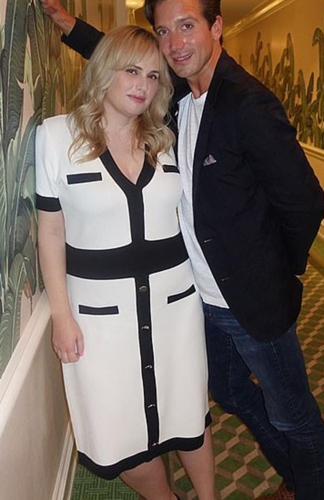 Rebel Wilson and new boyfriend Jacob Busch strike a pose