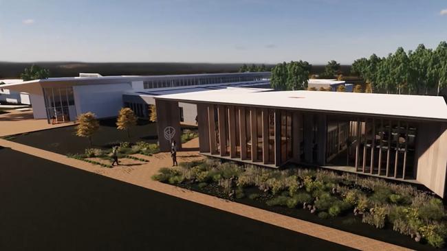 New artist impressions of Mount Gambier's Forestry Centre of Excellence. (These images are artist impressions only and subject to change) Picture: PIRSA