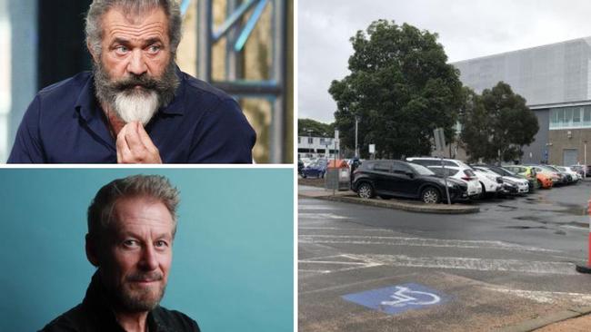 Mel Gibson and Richard Roxbrough have weighed in on the battle between NIDA and UNSW over a carpark.