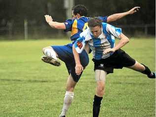 The match between Maroochydore and Noosa in Tewantin. Picture: John Mccutcheon