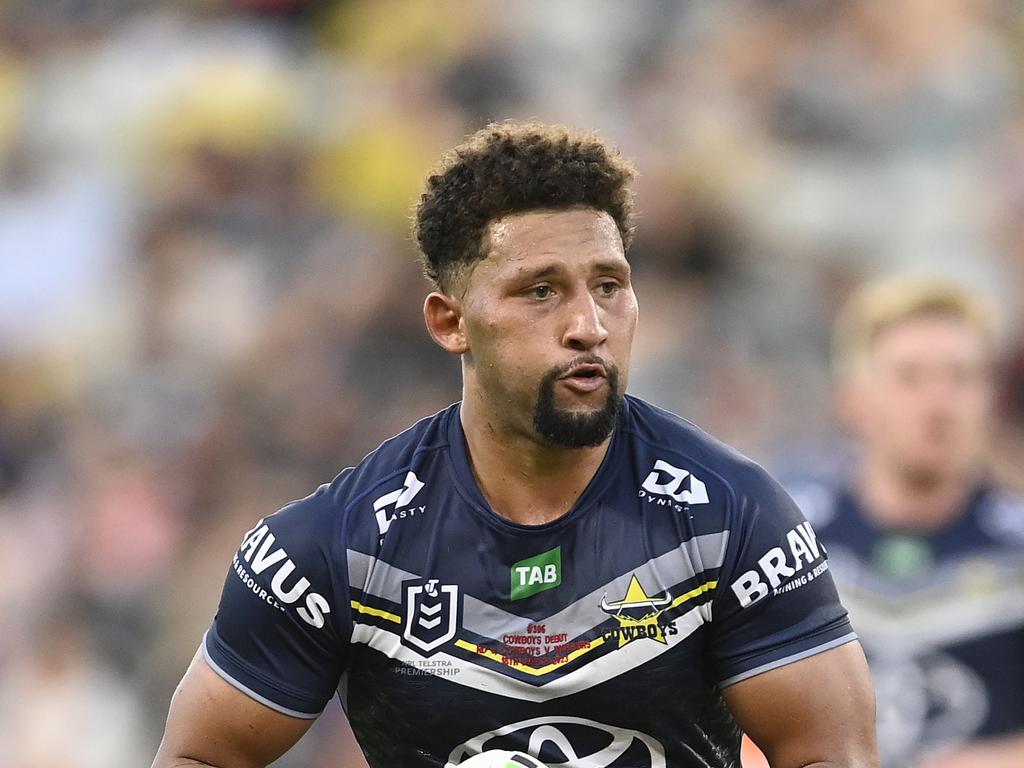 Former Broncos player Gehamat Shibasaki will return to the club in 2025 on a train and trial contract. Picture: Getty Images