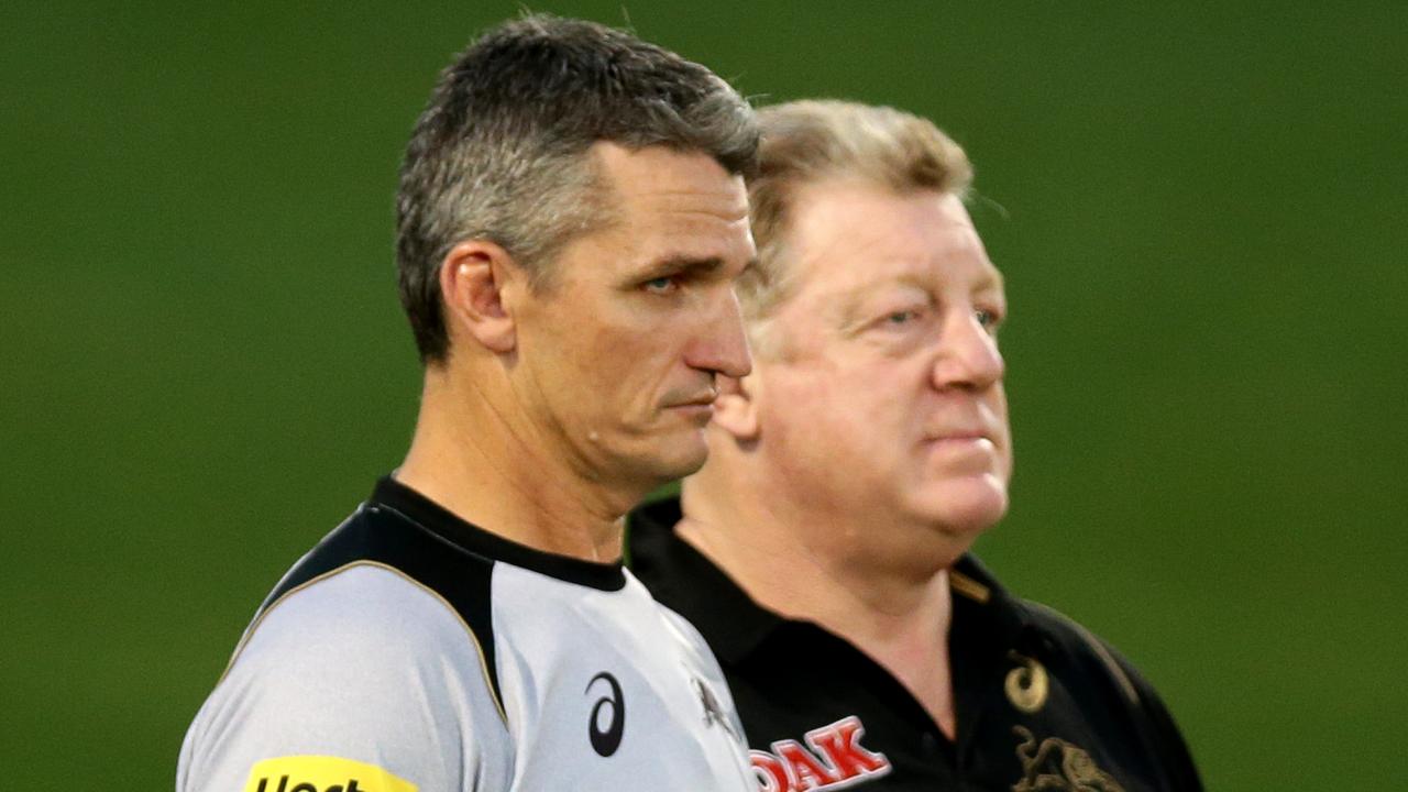 Ivan Cleary and Phil Gould back when the former coached Penrith.