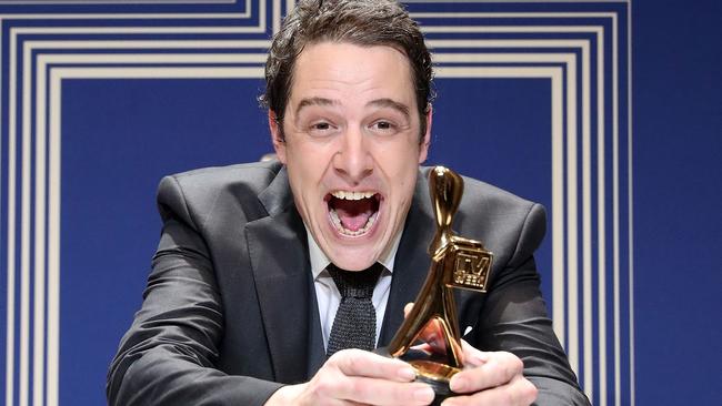 Samuel Johnson won the Gold Logie in 2017. Picture: Getty Images