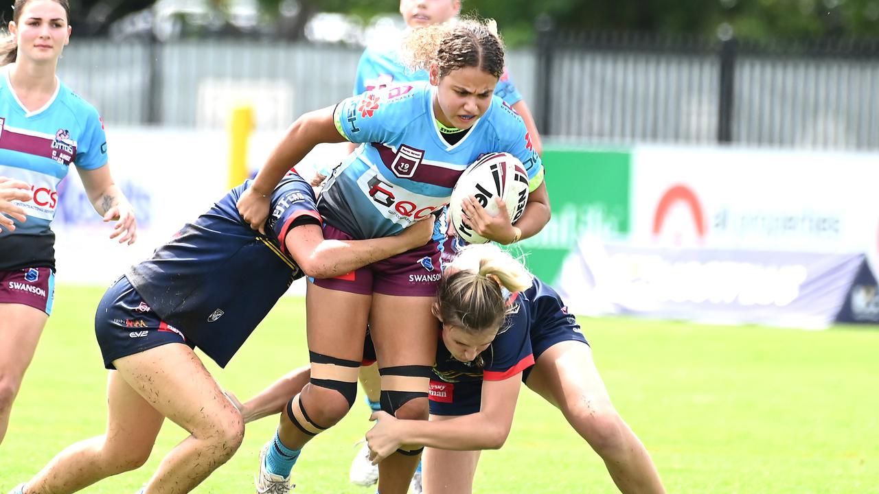 Harvey 19s girls Clydesdales v Cutters Saturday April 6, 2024. Picture, John Gass