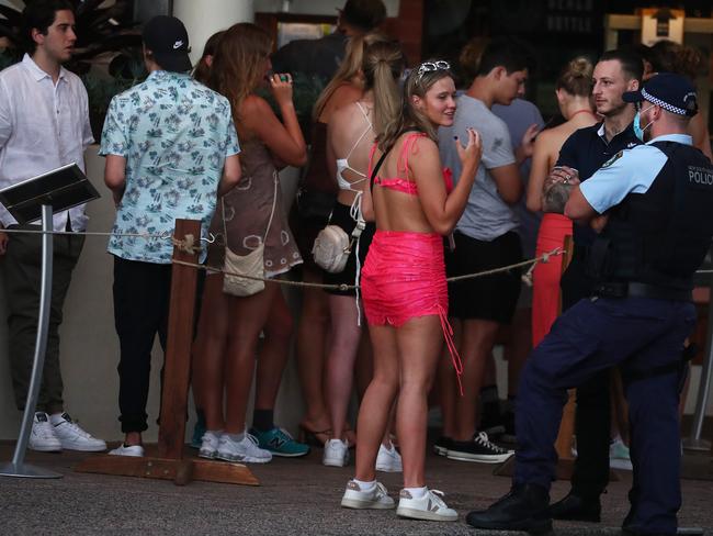 Schoolies pack Byron Bay. Picture: Jason O'Brien