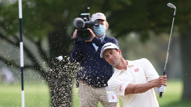 Adam Scott has tested positive to COVID-19. Picture: Jamie Squire/Getty Images