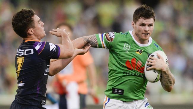 John Bateman was one of several Raiders who lifted their team to the grand final. Picture: AAP Image/Rohan Thompson