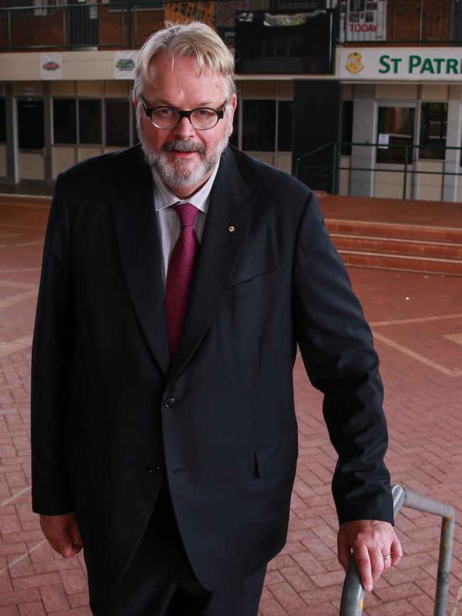 Catholic Diocese of Parramatta executive director Greg Whitby at Patrick's Marist College, Dundas, today. Picture: Justin Lloyd