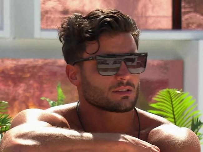 Davide was regularly seen wearing them over his glasses. Picture: ITV