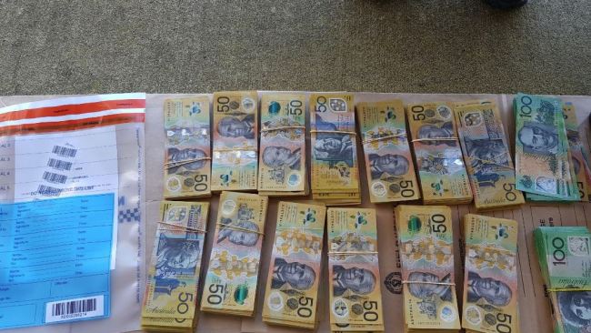Cops seized $150,000 cash in the operation from Monday May 30 to Friday June 3. Picture: NSW Police