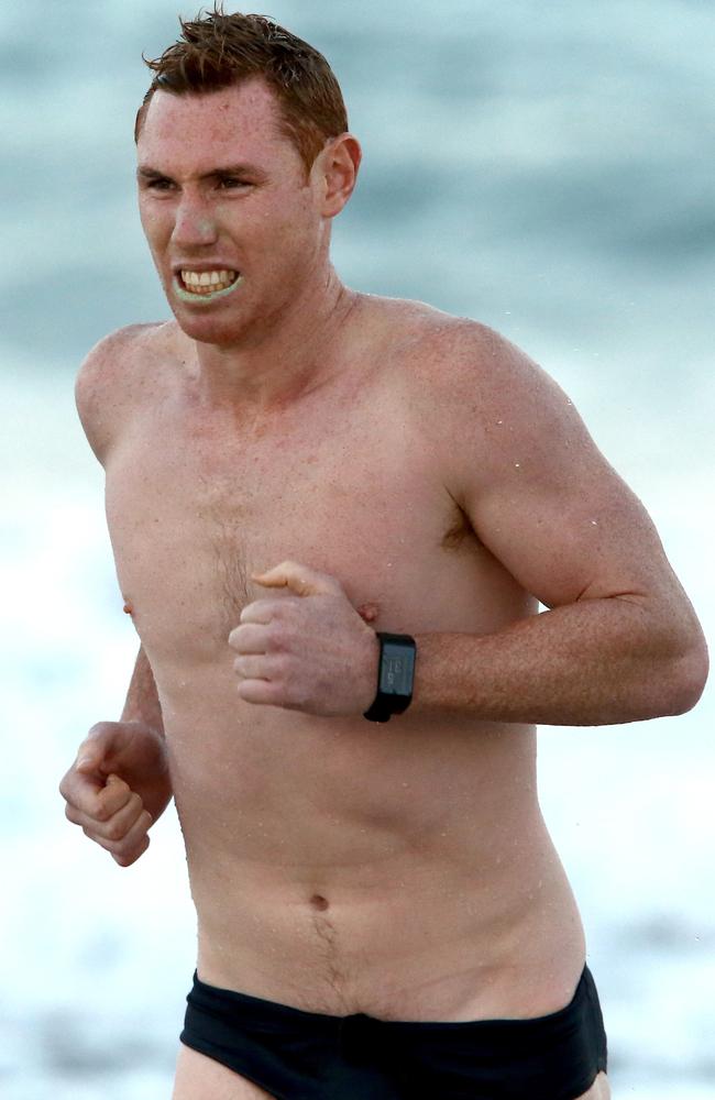 Adelaide Crows’ Tom Lynce pictured on the Gold Coast. Picture: DAVID CLARK/AAP