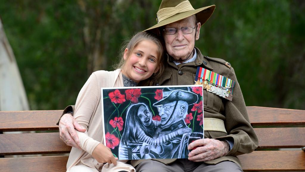 WWII veteran Norvyn Stevens receives 12-year-old's ...