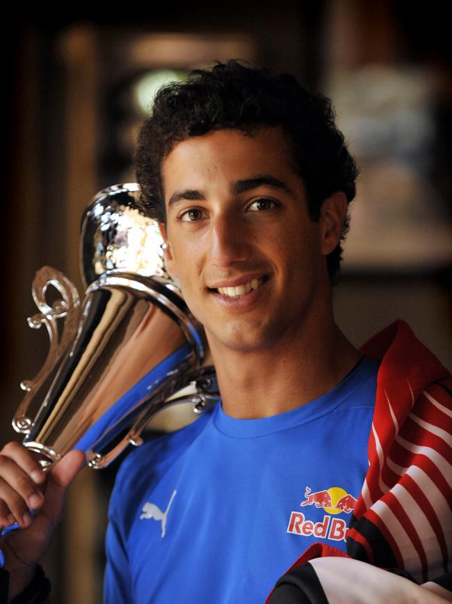 Ricciardo racked up race wins as a youngster...