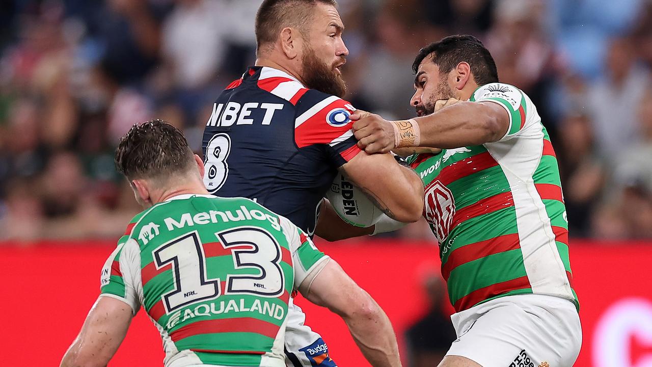 Jared Waerea-Hargreaves missed the first two games due to injury, but he was the difference on Friday night as the Roosters beat South Sydney. Picture; Mark Kolbe/Getty Images