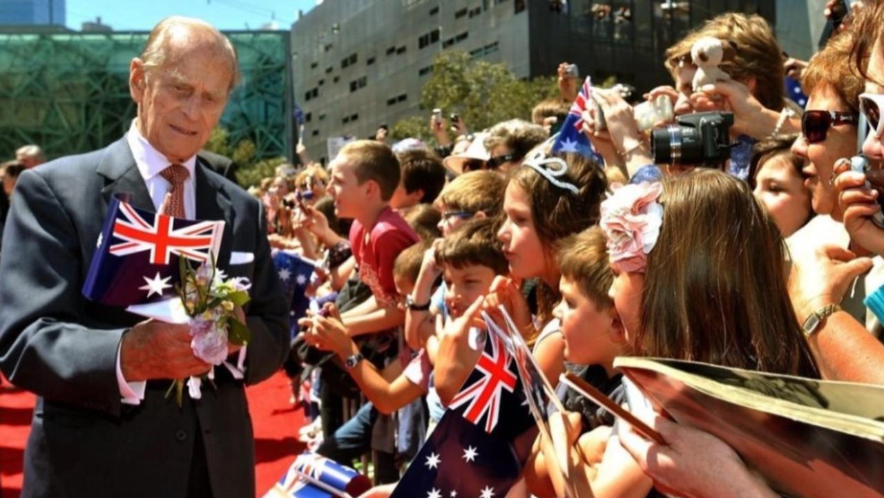 A more recent stop at Melbourne’s Federation Square. Picture: The Royal Family/Instagram