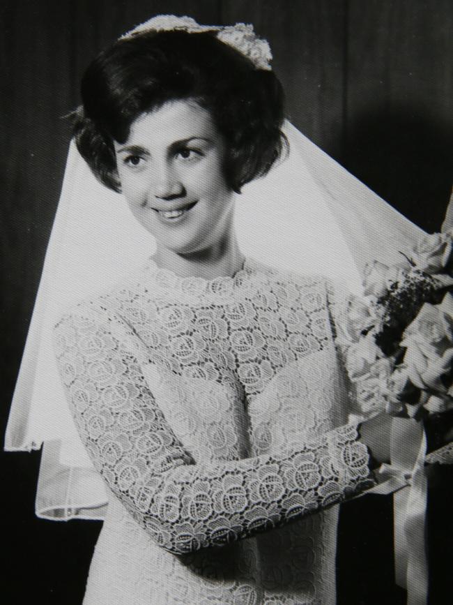 Eva Webel on her wedding day. She was killed in 1983.