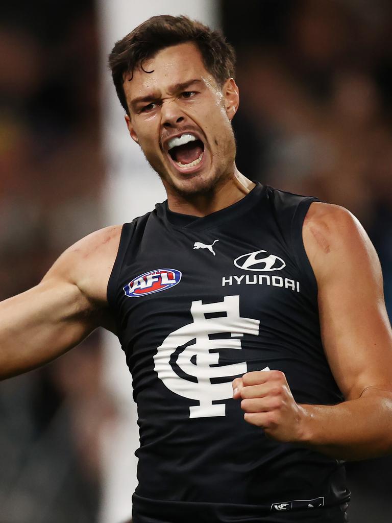 Jack Silvagni will be back after an ACL injury. Picture: Michael Klein