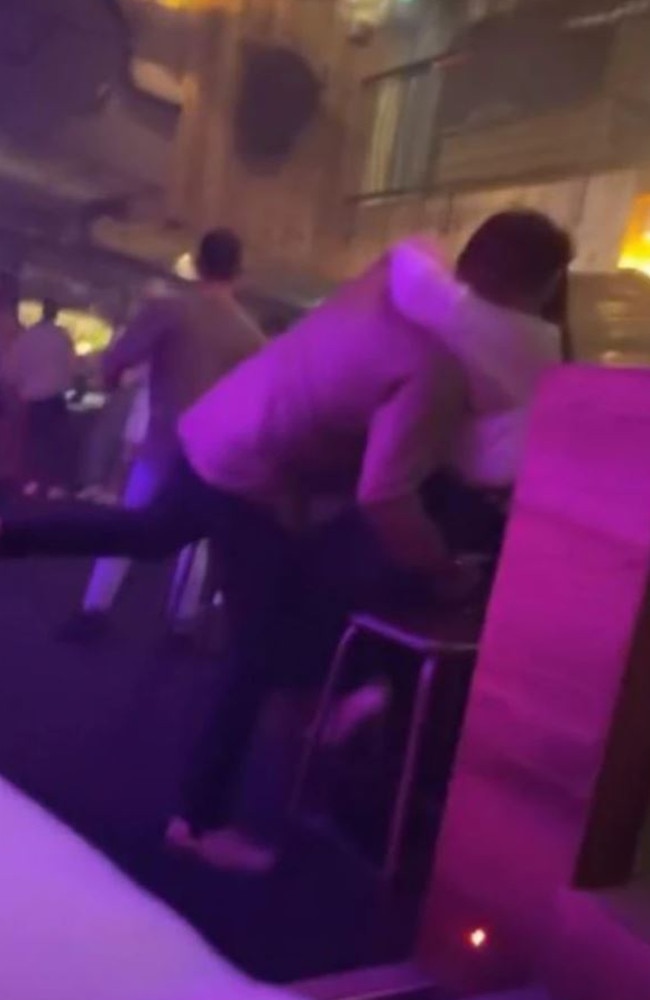 It’s happening in Australia too, with one guy was exposed for allegedly cheating on his girlfriend in a Gold Coast nightclub recently. Picture: TikTok