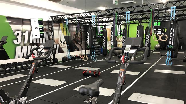 Core9 Penrith boasts a chic workout space and rotational workout plans.