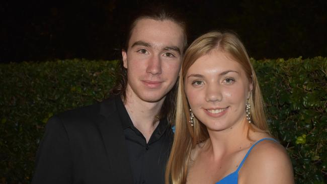 Sophie Robertson and Charlie McBride at Queensland Academies Creative Industries formal.