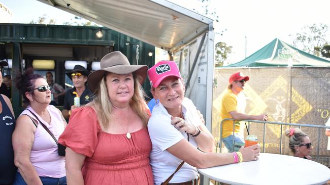 Families at the Lights on the Hill Trucking Memorial event at Gatton on Saturday, September 30, 2023.