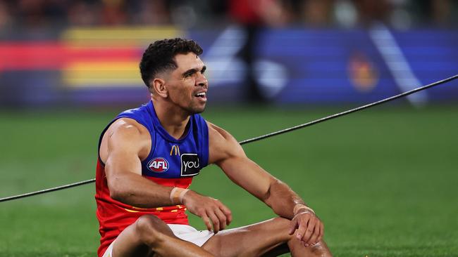 Charlie Cameron is searching for goalkicking form. Picture: James Elsby/AFL Photos via Getty Images