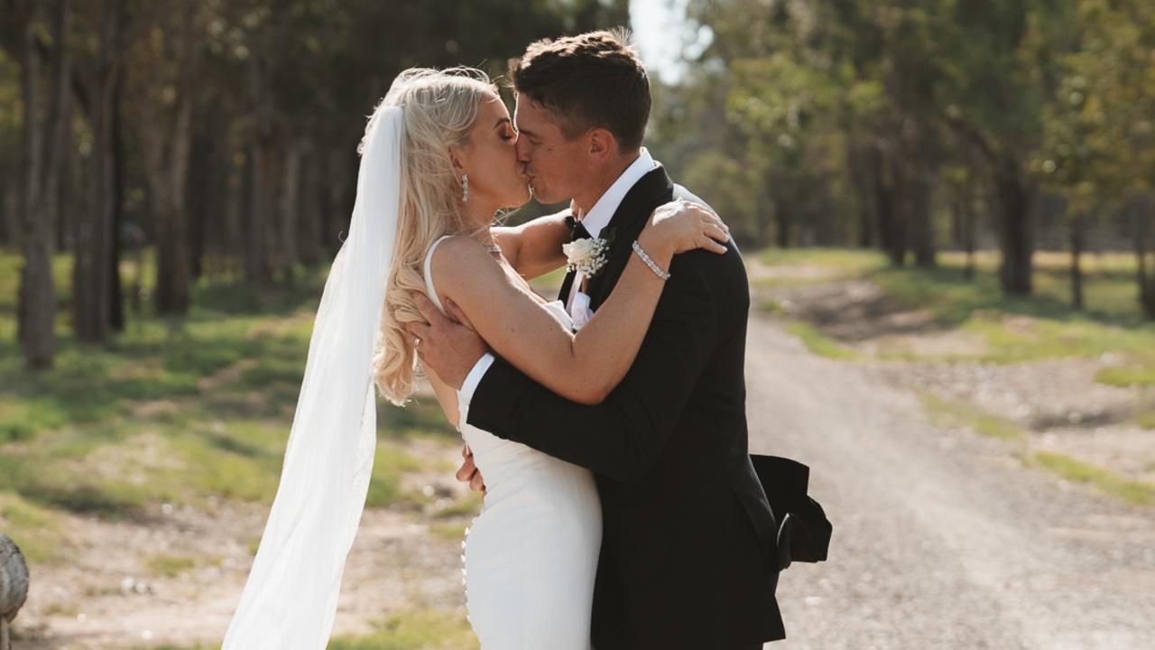 Brisbane Broncos coach Matt Ballin marries Channel 7 presenter Alissa ...