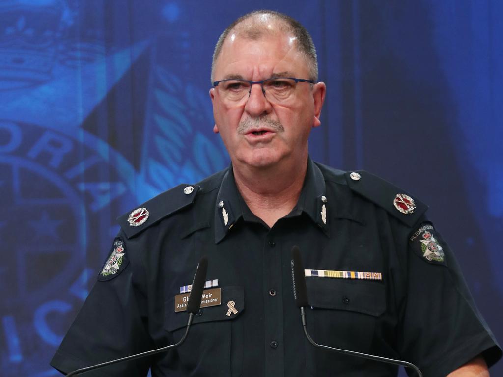 Assistant commissioner Glenn Weir says police are ‘appalled’ by January’s road toll. Picture: David Crosling