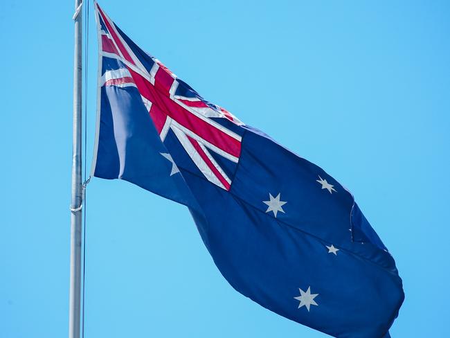 BRISBANE AUSTRALIA MONDAY JANUARY 22 2024 .Generic Photo of theAustralian flag .Picture: Glenn Campbell/NCA NewsWire