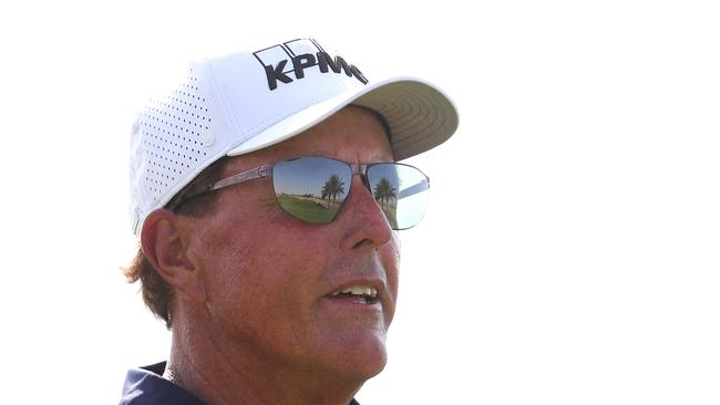 Mickelson said he entertained the idea of the rebel league in a bid to “reshape how the PGA Tour operates”. Picture: Getty