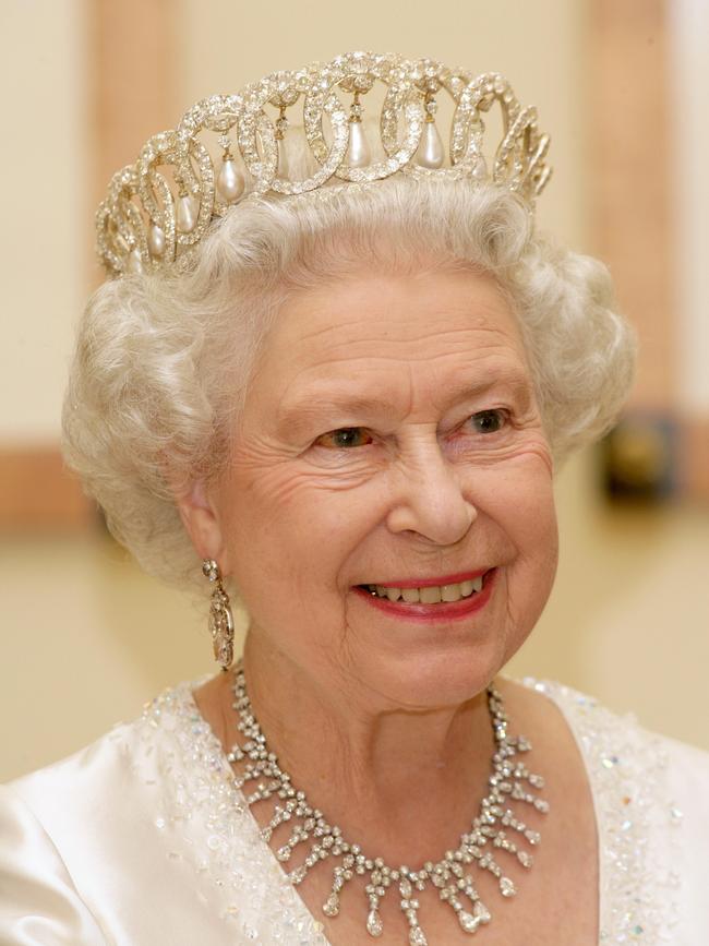 Queen Elizabeth had around 50 stunning tiaras. (Photo by POOL – Mark Cuthbert/UK Press via Getty Images)