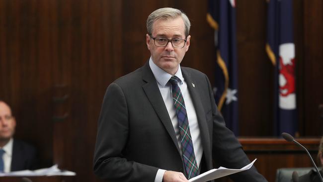 Planning Minister Michael Ferguson. Question time in the Tasmanian parliament. Picture: Nikki Davis-Jones