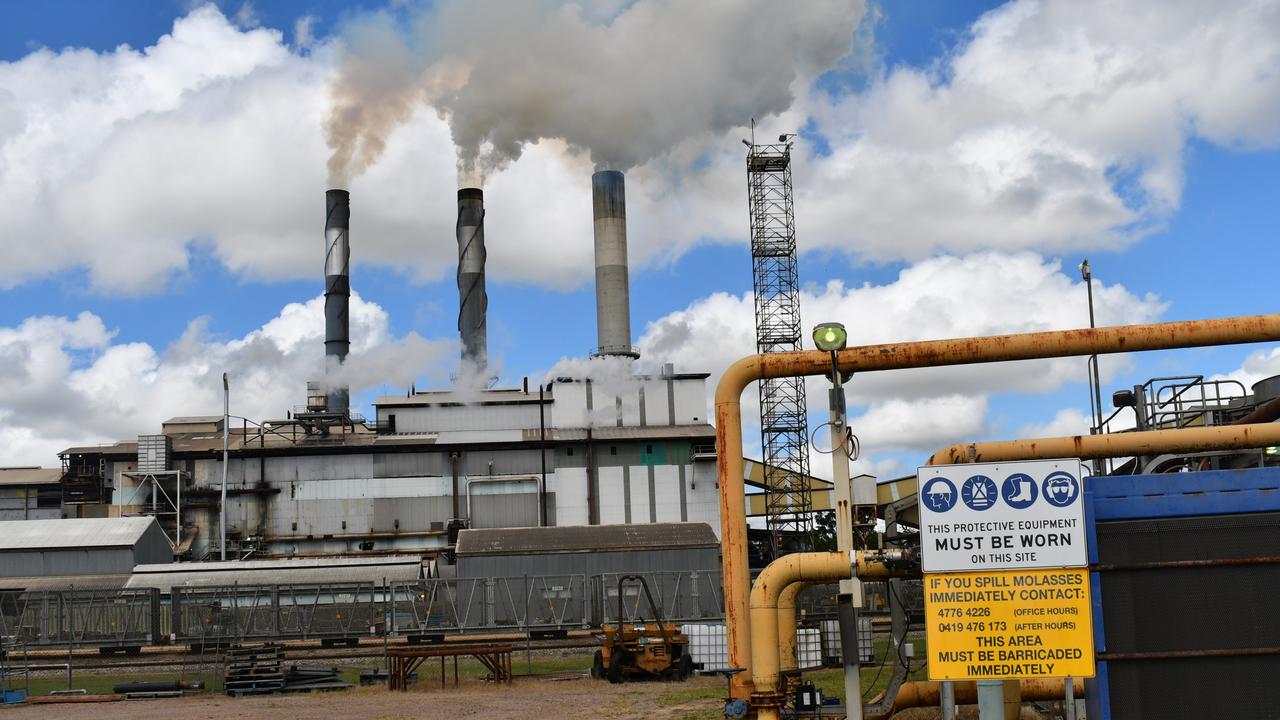 Wilmar Sugar and Renewables’ Victoria Mill on the outskirts of Ingham in the Herbert River district on Monday. Picture: Cameron Bates