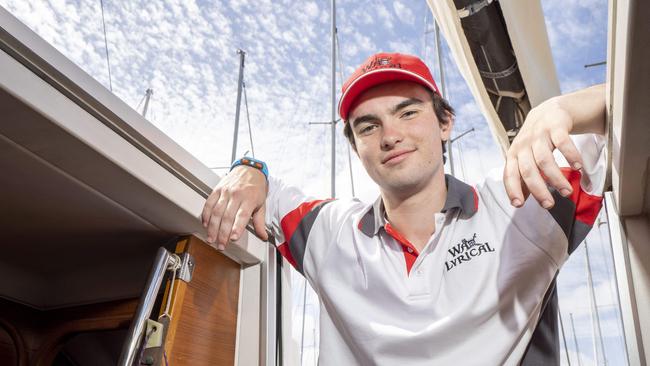 James Watson is a teenager preparing to race in his first Sydney to Hobart.