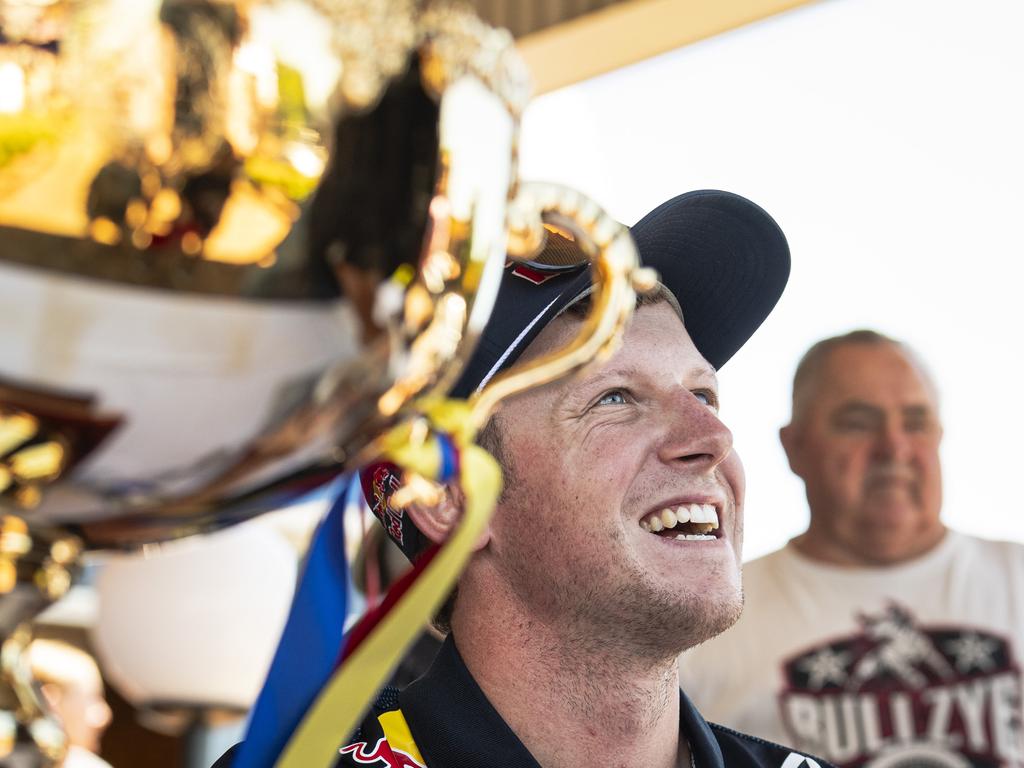 Will Brown will swap his race car for sneakers as he prepares to take on the 2025 Toowoomba Wellcamp Airport Marathon. Picture: Kevin Farmer