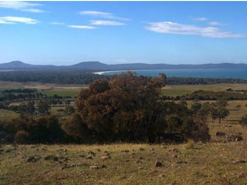 Views of Freycinet Peninsula from part of development site.