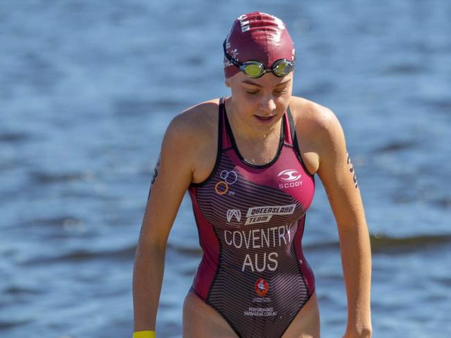 King’s Christian College student Jasmyne Coventry has won the National Triathlon Championships for the second year in a row, after being named Captain of the Queensland Triathlon. Photo: Supplied