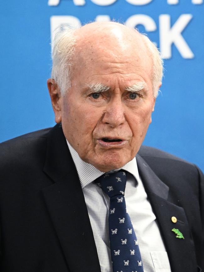 Former Prime Minister John Howard has labelled the split ‘stupid’. Picture: Dan Peled/Getty Images