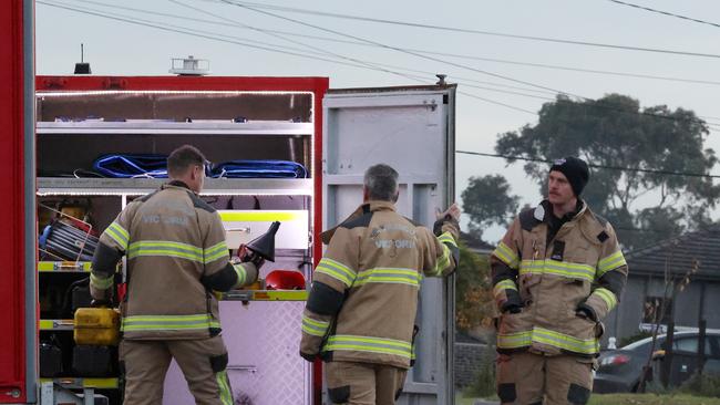 Three people are fighting for life following a suspicious house fire. Picture: NewsWire/ David Crosling